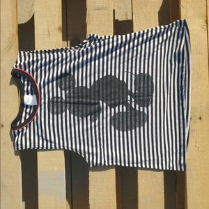 Disney Mickey  B&W Shadow Tank Top